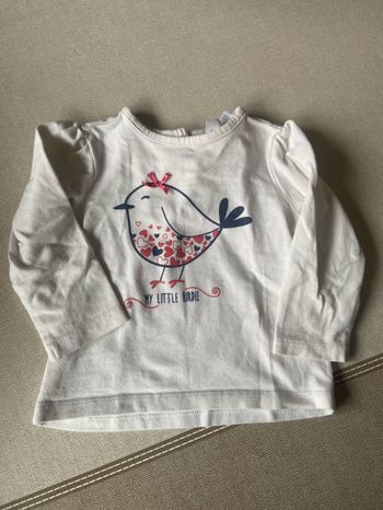 Tee shirt petit oiseau