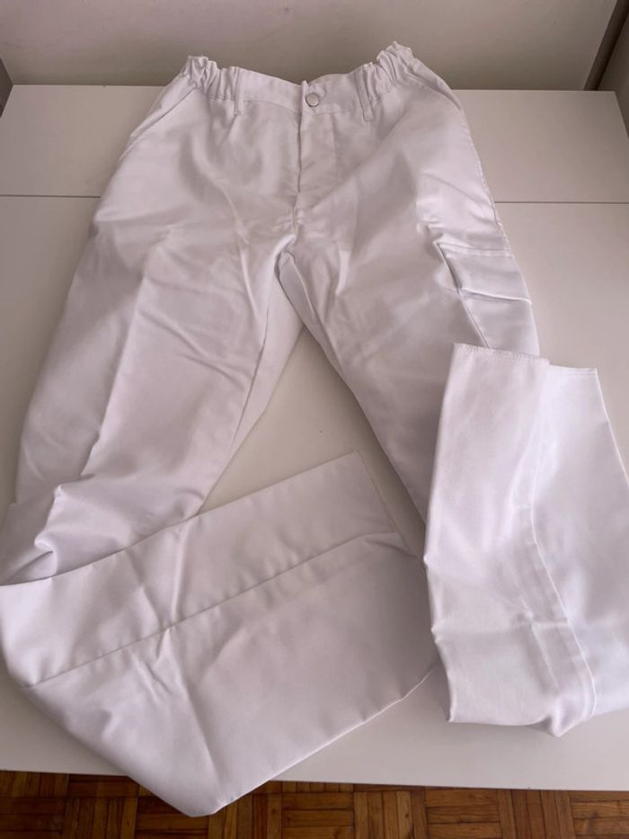 Pantalon blanc de travail taille 34 neuf