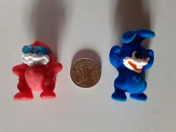 🍫 Duo de lapins lievres velours kinder