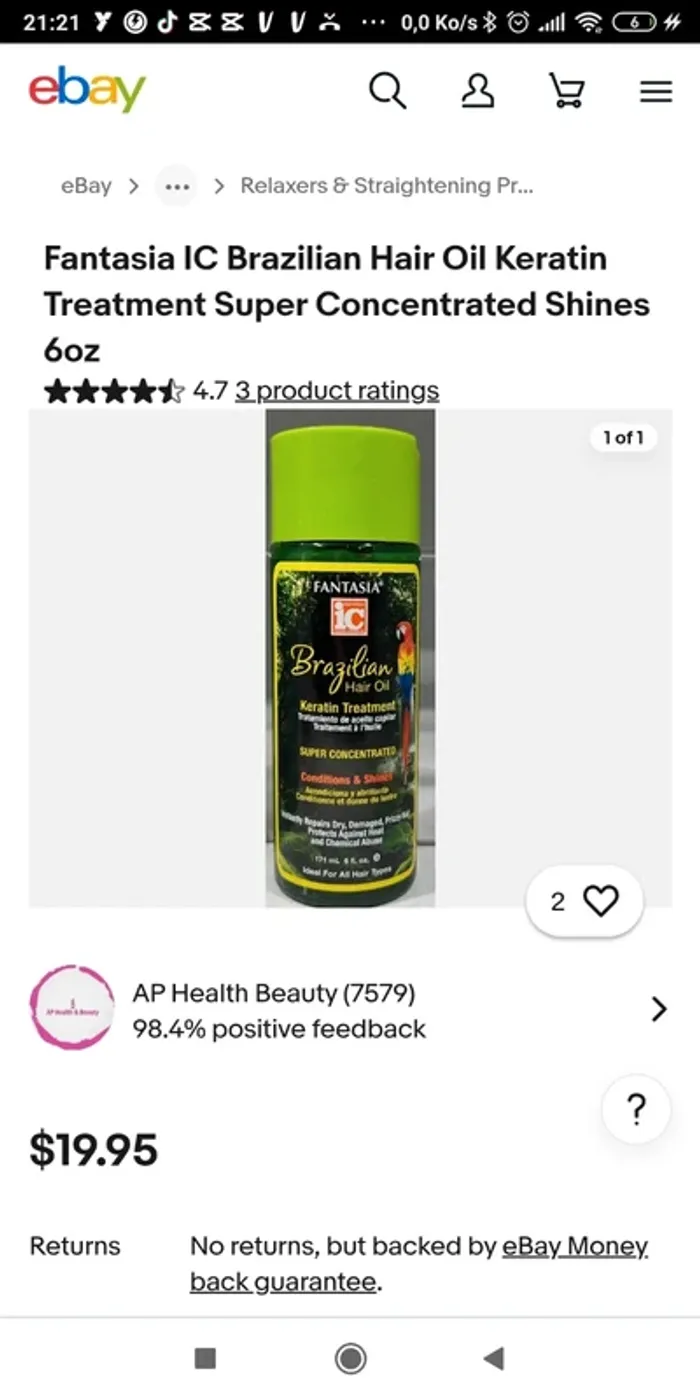 Brazilian hair oil 🎀 - photo numéro 4