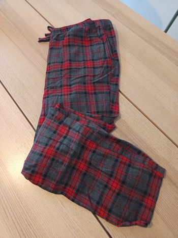 Bas de pyjama pilou à carreaux