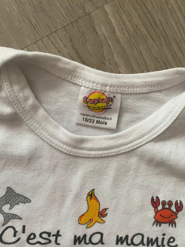 T-shirt marin 18 mois - photo numéro 4