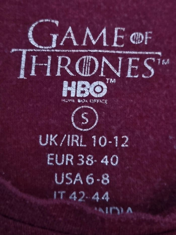 Tee-shirt Game of Thrones - photo numéro 2