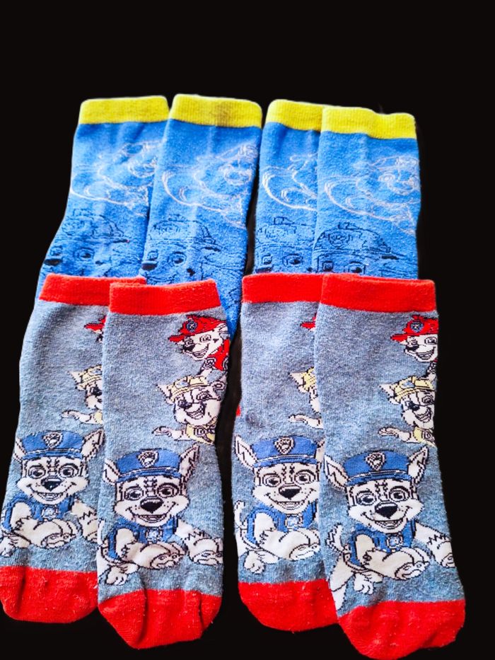 Lot 4 paires de chaussettes 27/30 Pat Patrouille