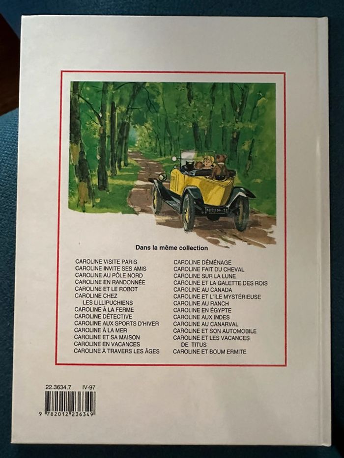 Livre Caroline et Boum ermite ours Pierre Probst bd album Hachette jeunesse - photo numéro 2