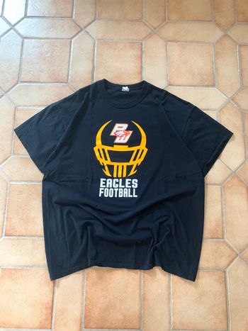 Tee shirt printed / imprimé Jerzees vintage Eagles football 00’s