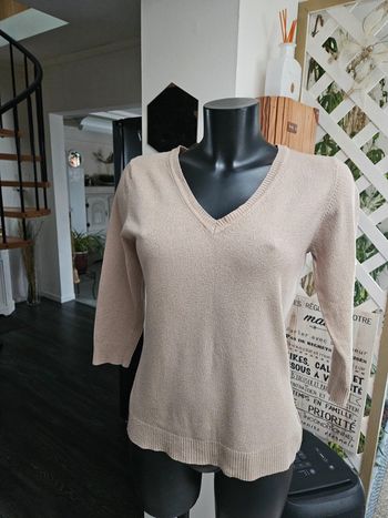 H&M pull beige taille S