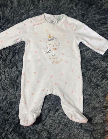 Pyjama blanc naissance