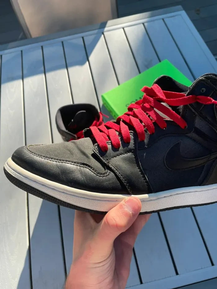 Nike Air Jordan 1 High Black Satin OG 🖤 - photo numéro 12
