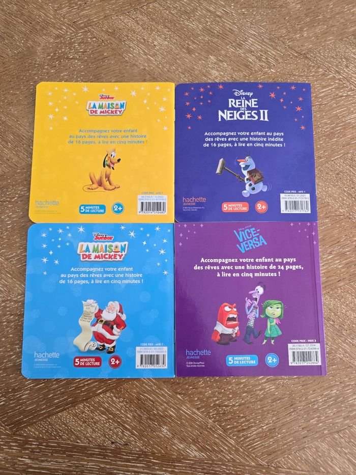Lot 4 livres disney - photo numéro 2