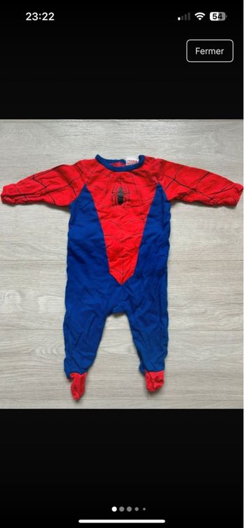 Pyjama spider man 9 mois