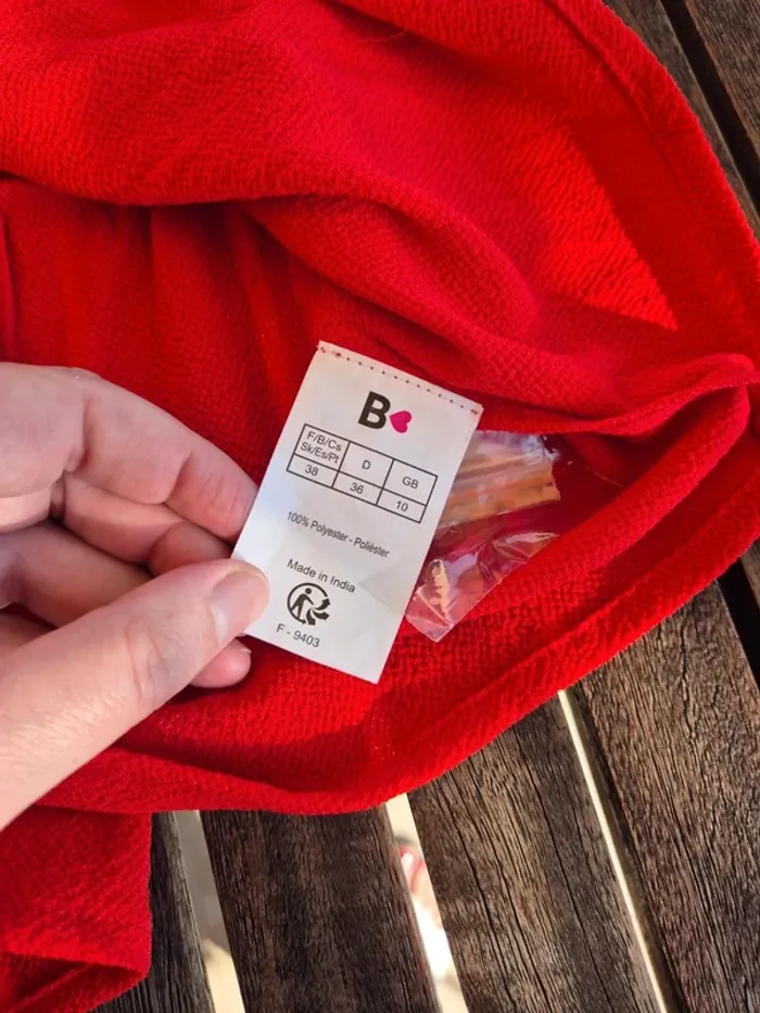 Blouse rouge BlanchePorte Neuve T.38 - photo numéro 6