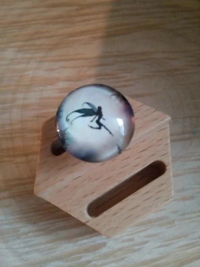 Bague fée en acier inoxydable/ajustable - photo numéro 2