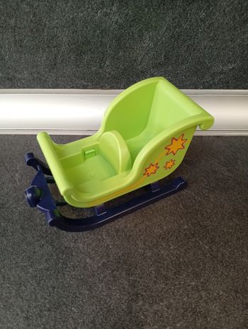 Traîneau vert playmobil 123 junior