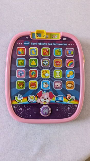 Tablette Lumi des découvertes rose de VTech
