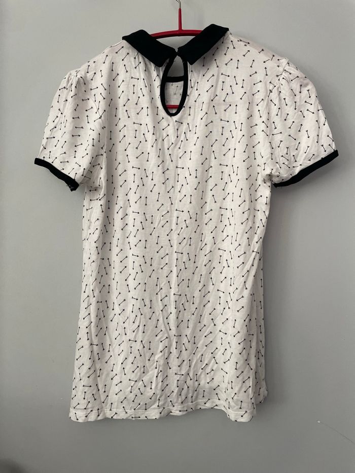 T-shirt noir et blanc femme / Pimkie - photo numéro 3