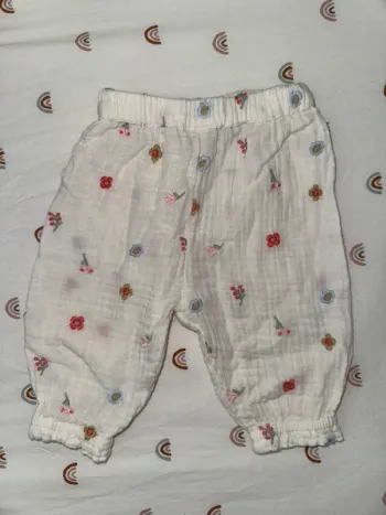 Pantalon fleurs