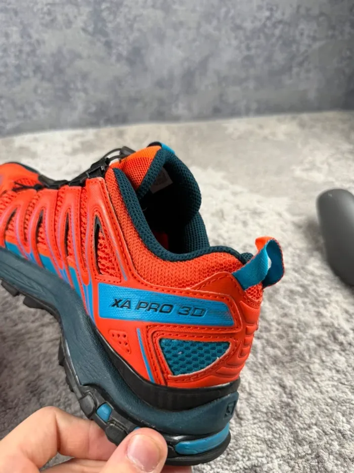 Salomon XA Pro 3D - Trekking Shoes - Orange & Blue - photo numéro 18
