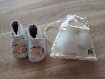 Chausson cuir bébé 