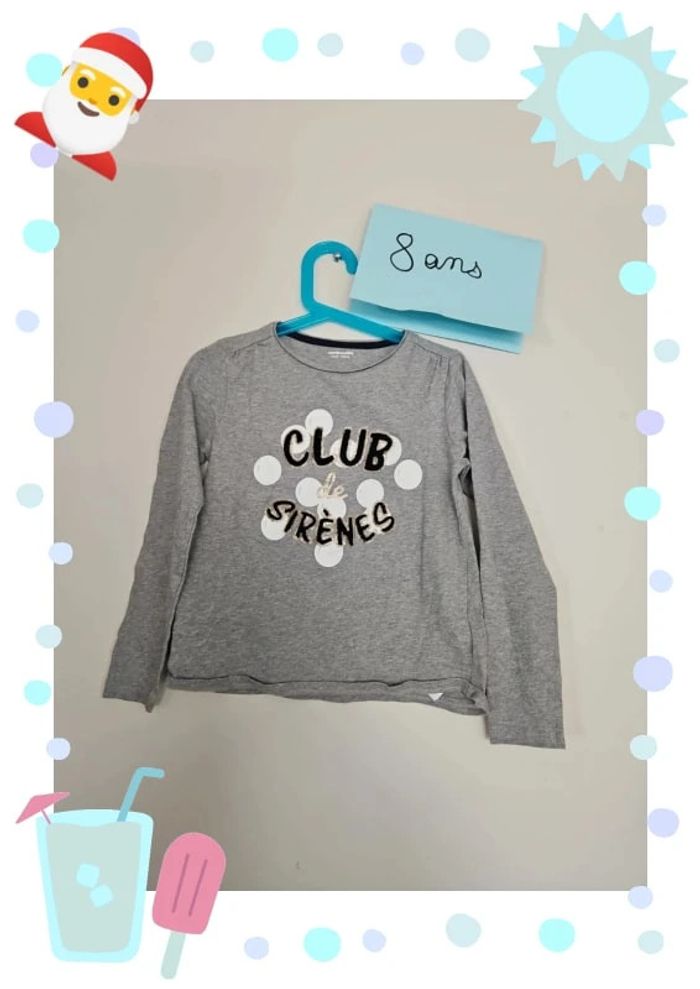 pull fille 8 ans gris vertbaudet
