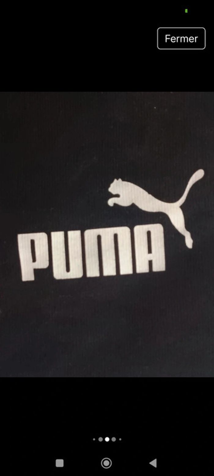 sweat à capuche homme Streetwear Puma noir et blanc taille M 38 - photo numéro 10