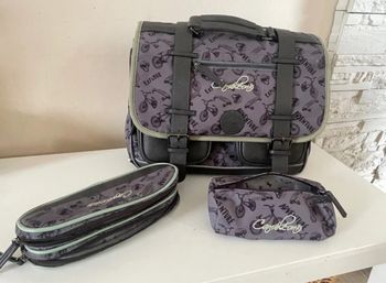 Ensemble cartable caméléon + 2 trousses