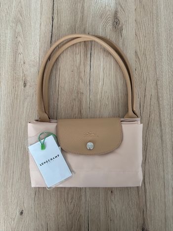 Sac lonchamps taille L rose poudré  