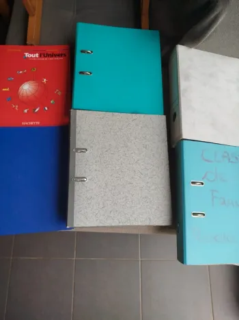 Lot de 6 gros classeurs