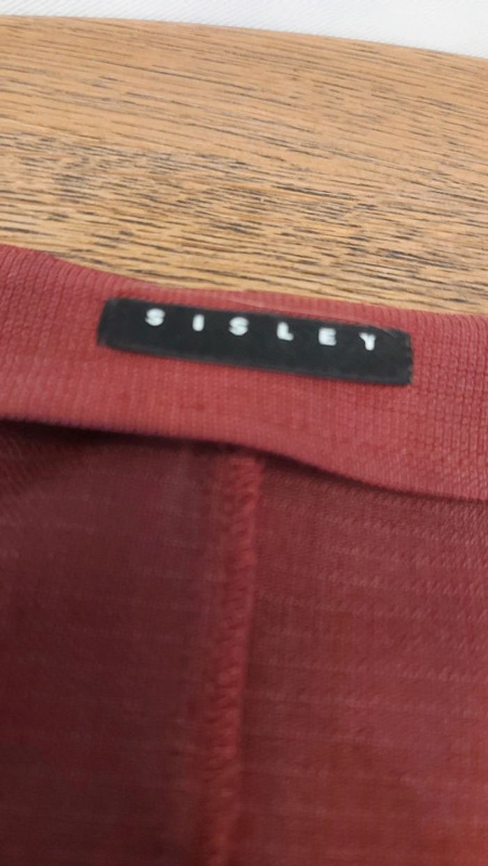 Robe Bordeaux  Sisley taille L - photo numéro 8