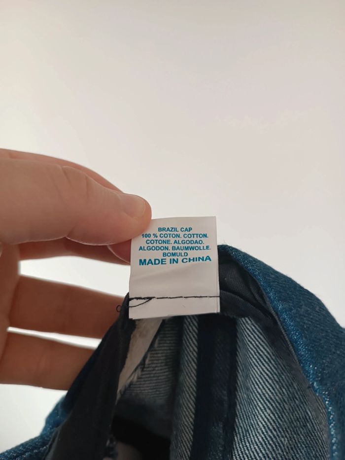 Casquette en jeans pour enfant - photo numéro 5