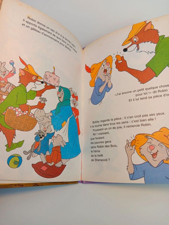 Livre Disney mickey club du livre Robin des bois l'anniversaire de Bobby 1 - photo numéro 6