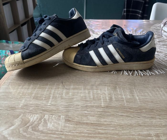 Adidas Superstar Suède Classic Bleu – 37⅓ – 10€