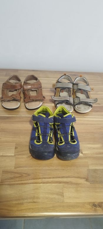 Lot de chaussures garçon 35