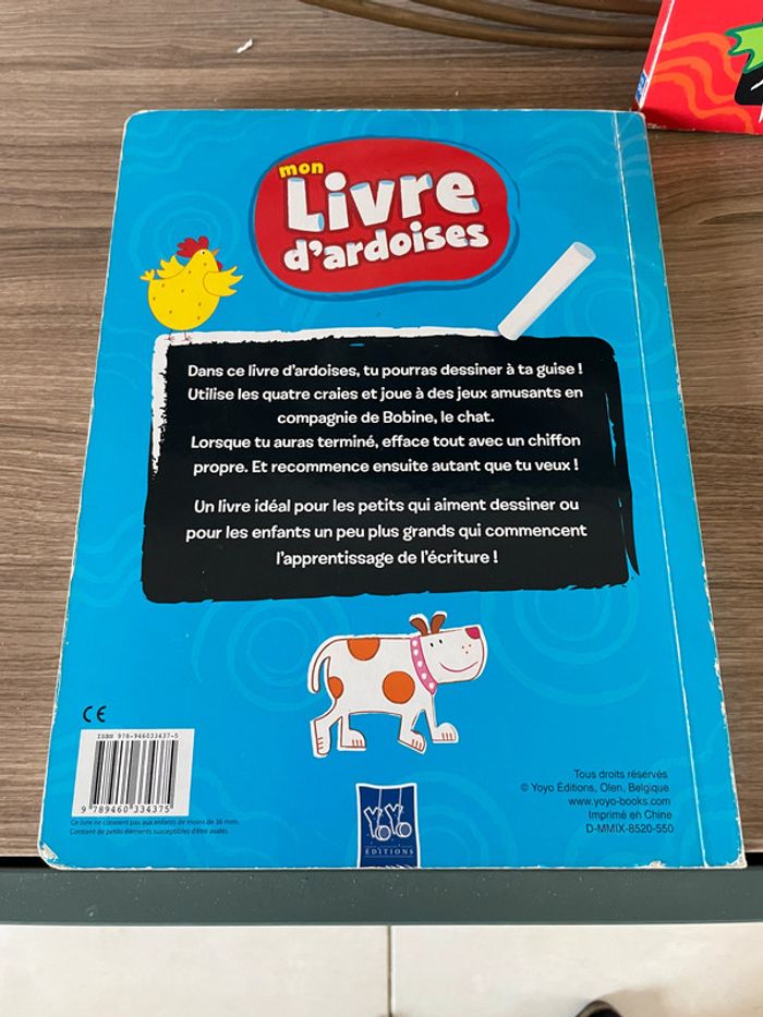 Lot de 2 livres ardoises Yoy books - photo numéro 3