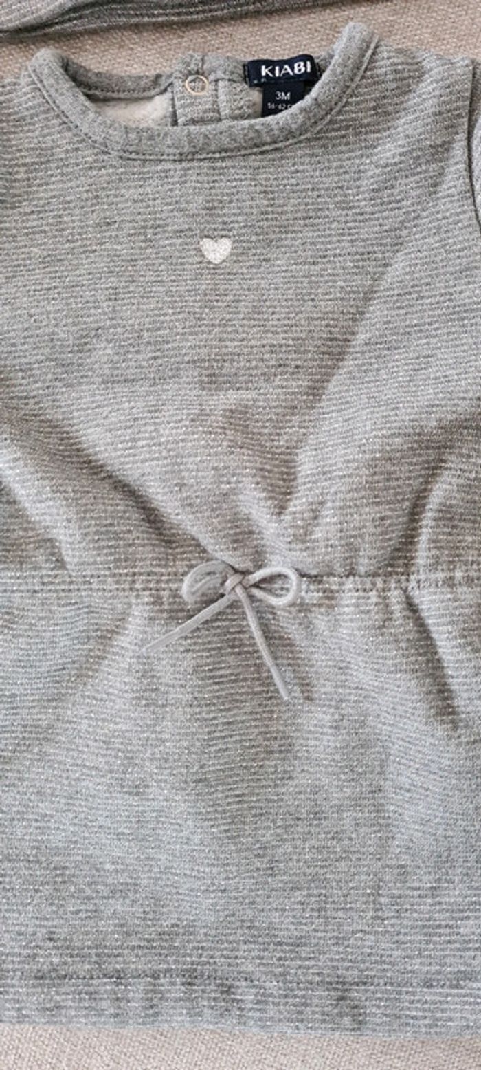 Lot de 2 robes Kiabi 3 mois - photo numéro 2