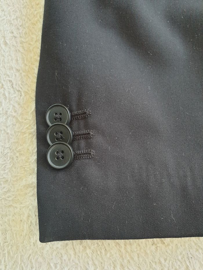 Veste de costume homme 46 noire - photo numéro 3