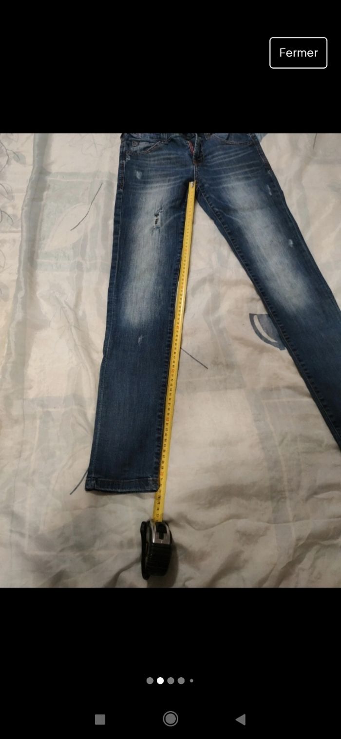 Jeans garçon taille 11/12 ans - photo numéro 2