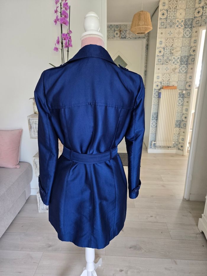 Trench bleu - photo numéro 2