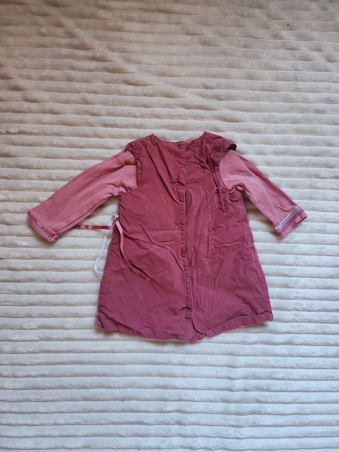 🌸 Robe + sous-pull Aubisou 6 mois – pratique et adorable - photo numéro 4