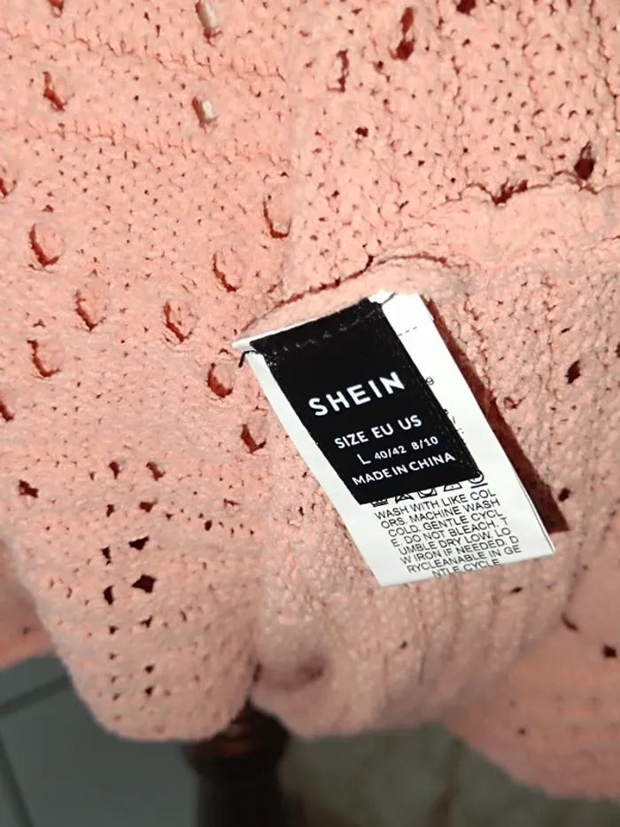 Robe de plage longue Corail -Taille 40-Shein Neuve - photo numéro 4