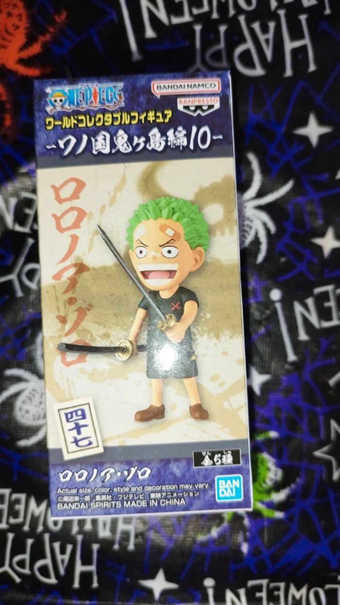 Figurine One Piece WCF World Collectable Figure Roronoa Zoro enfant Kid Wano