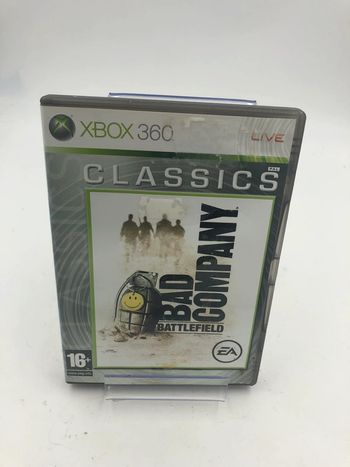 Jeu vidéo battlefield Bad Company sur console Xbox 360