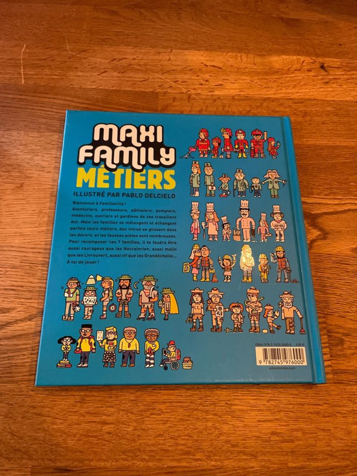 Livre Cherche et trouve Maxi Family métiers - photo numéro 3