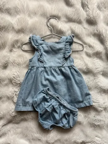 Robe imitation jean avec culotte