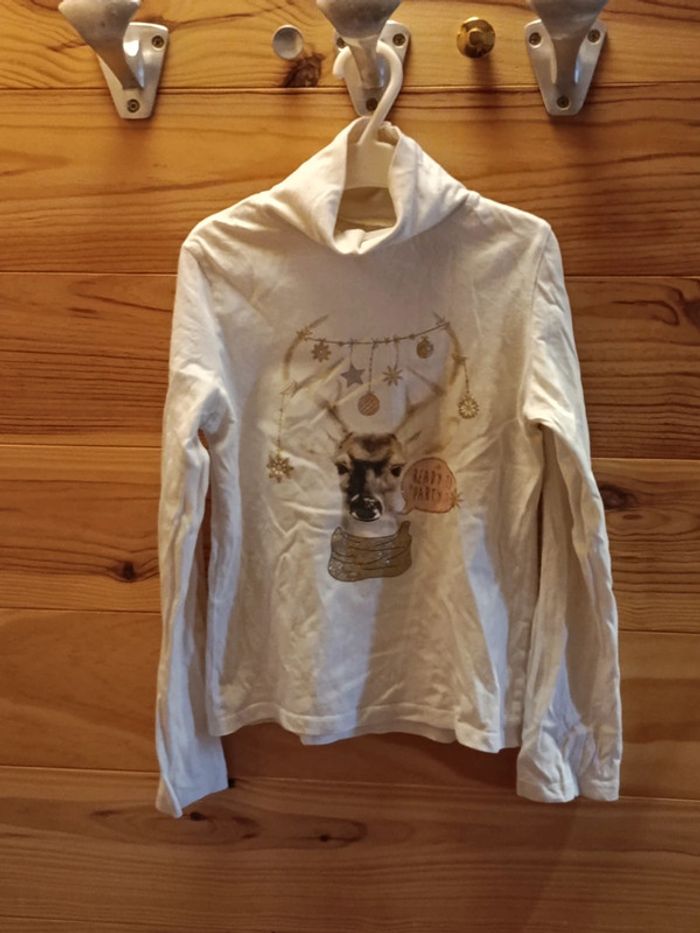 Col roulé renne de Noël