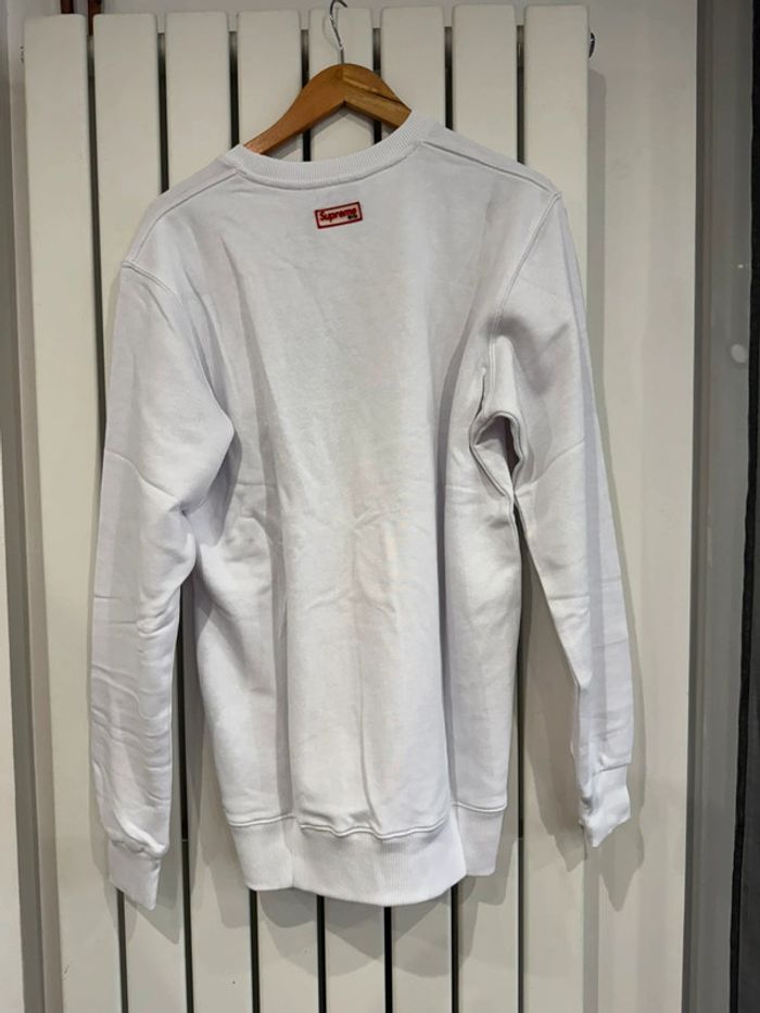 Pull / Sweat blanc Supreme Taille L - photo numéro 6