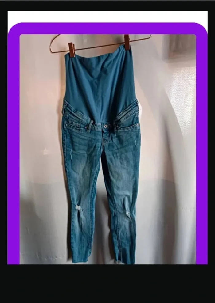 Jeans skinny grossesse taille 32