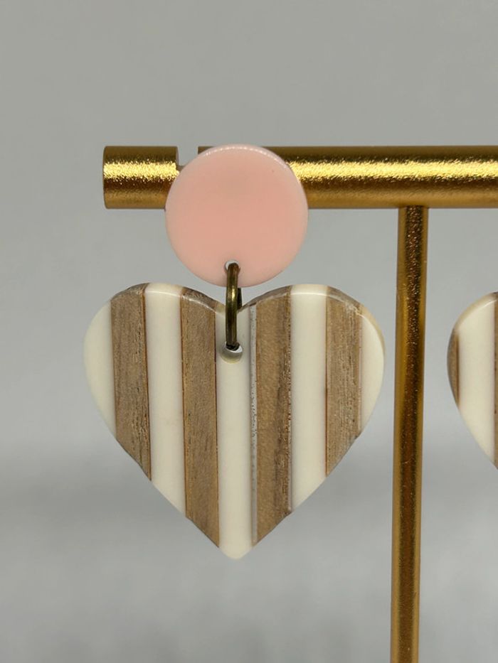 Boucles d'oreilles - Aux coeurs tendres - photo numéro 2