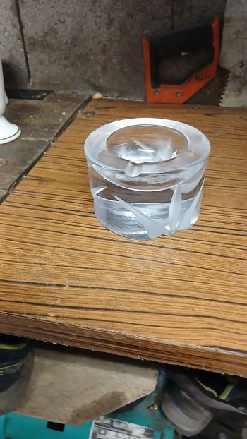 Cendrier en verre