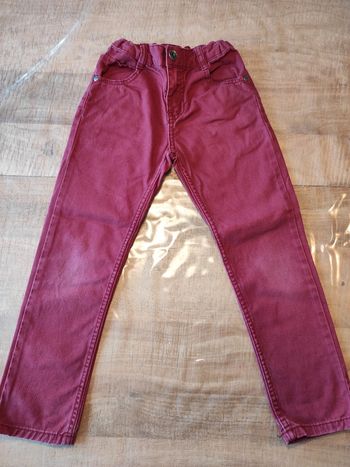 Pantalon rouge bordeaux